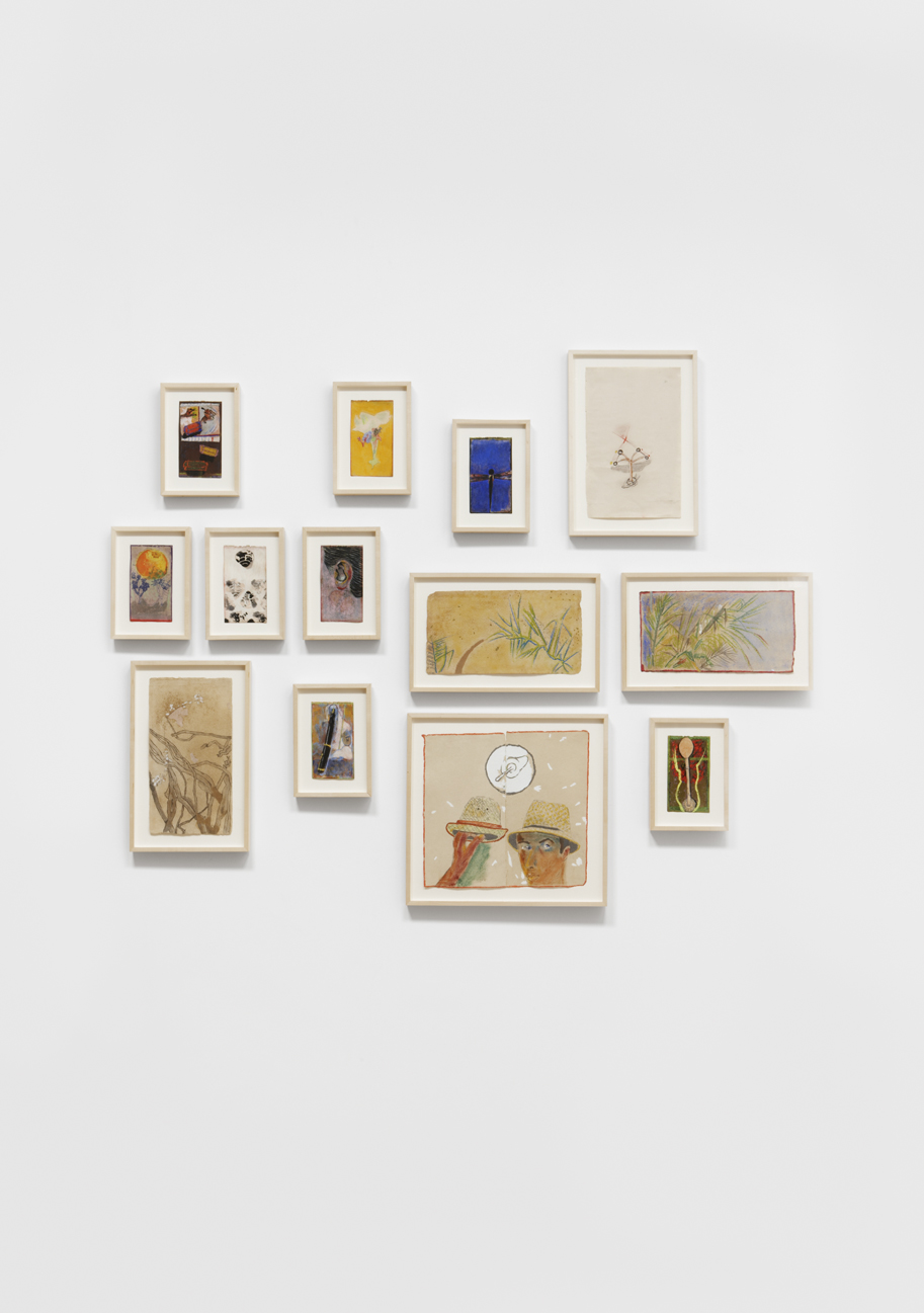 Installation view,  Pondicherry Pastels, 1979-80