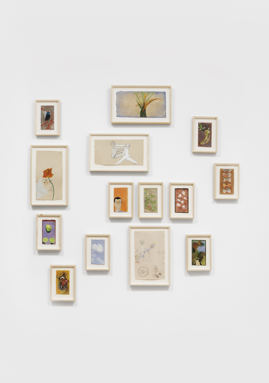 Installation view, Pondicherry Pastels, 1979-1980