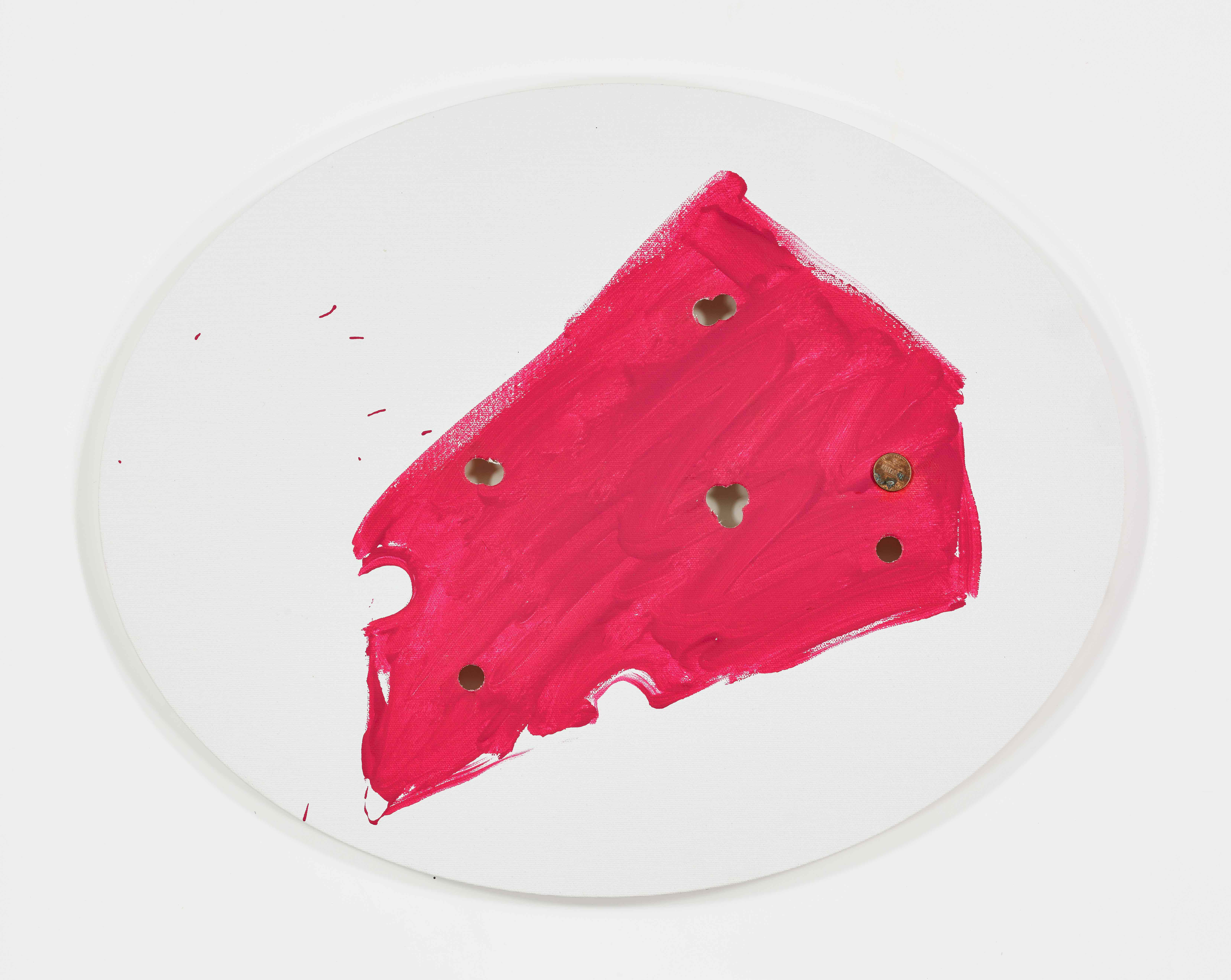 Pink Cheese Painting #2, 2012