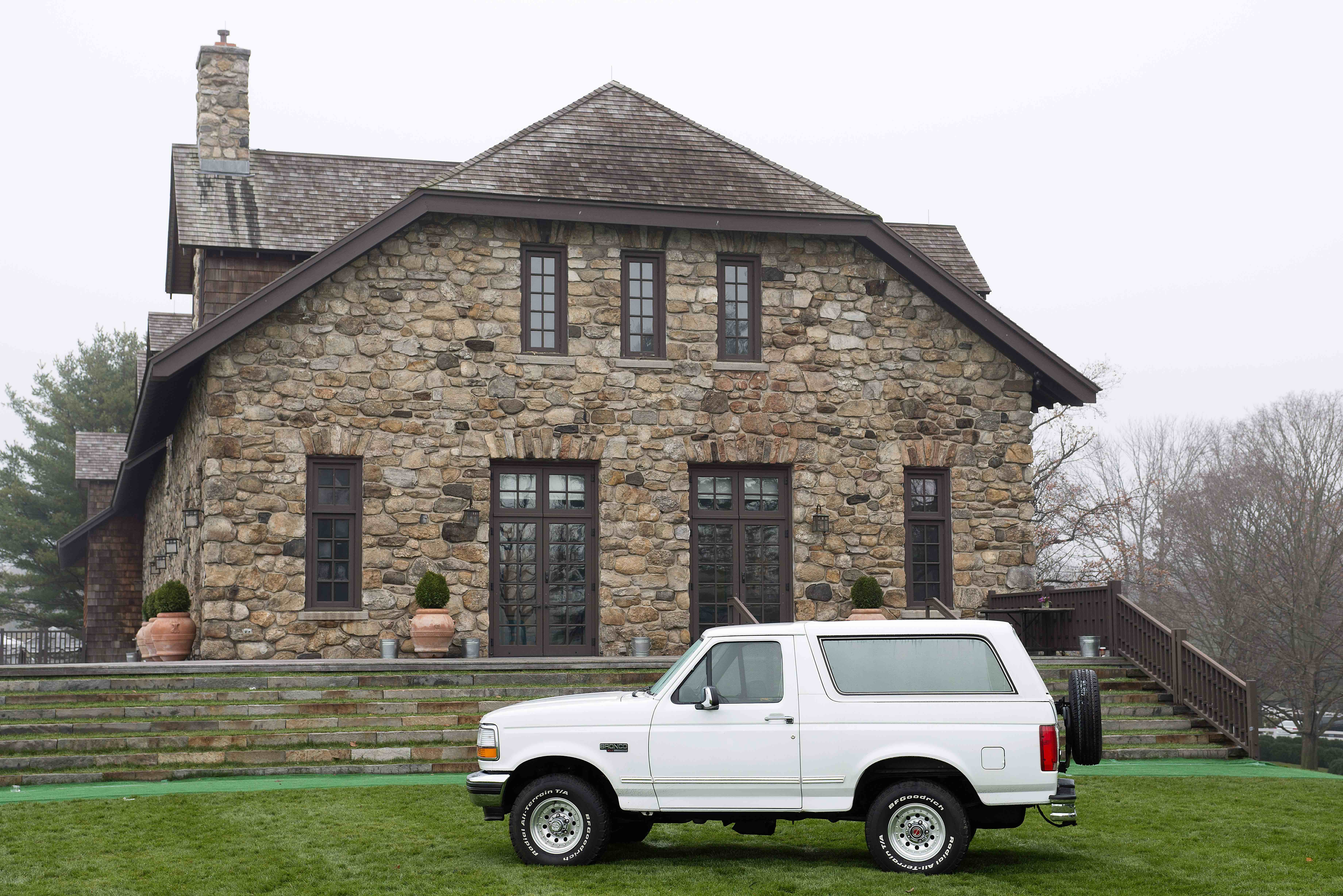 Installation view, OJ Simpson's Bronco