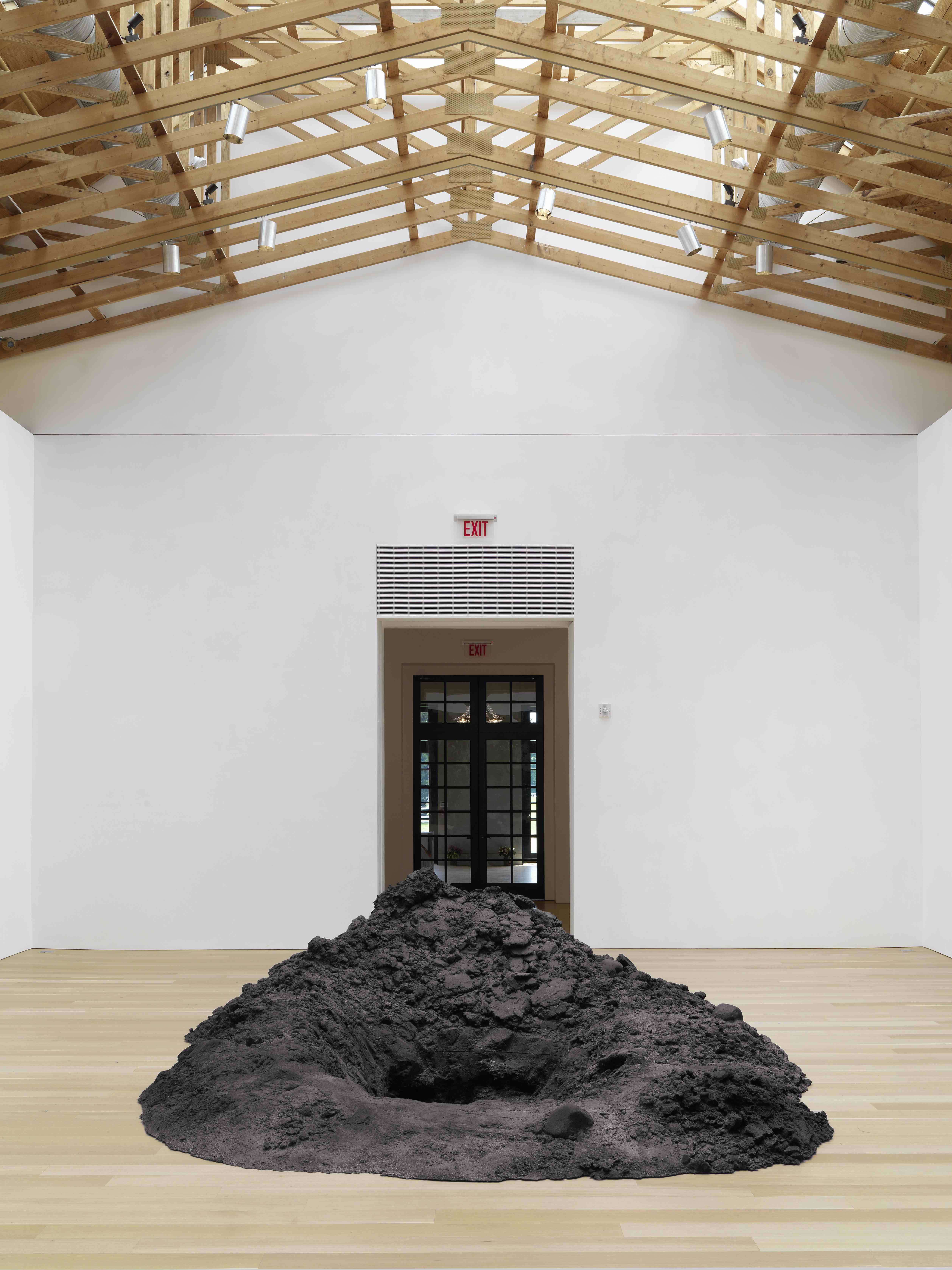 Installation view, Untitled (Hole), 2007