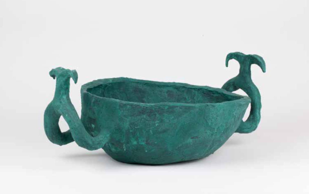 Lot #5
The Bruce High Quality Foundation
 The Greek and Roman Collection of the Metropolitan Museum of Art: 74.51.5673, ca. 850 to 750 B.C. - 2013 C.E.
Play dough on steel
10 × 20 × 16 inches