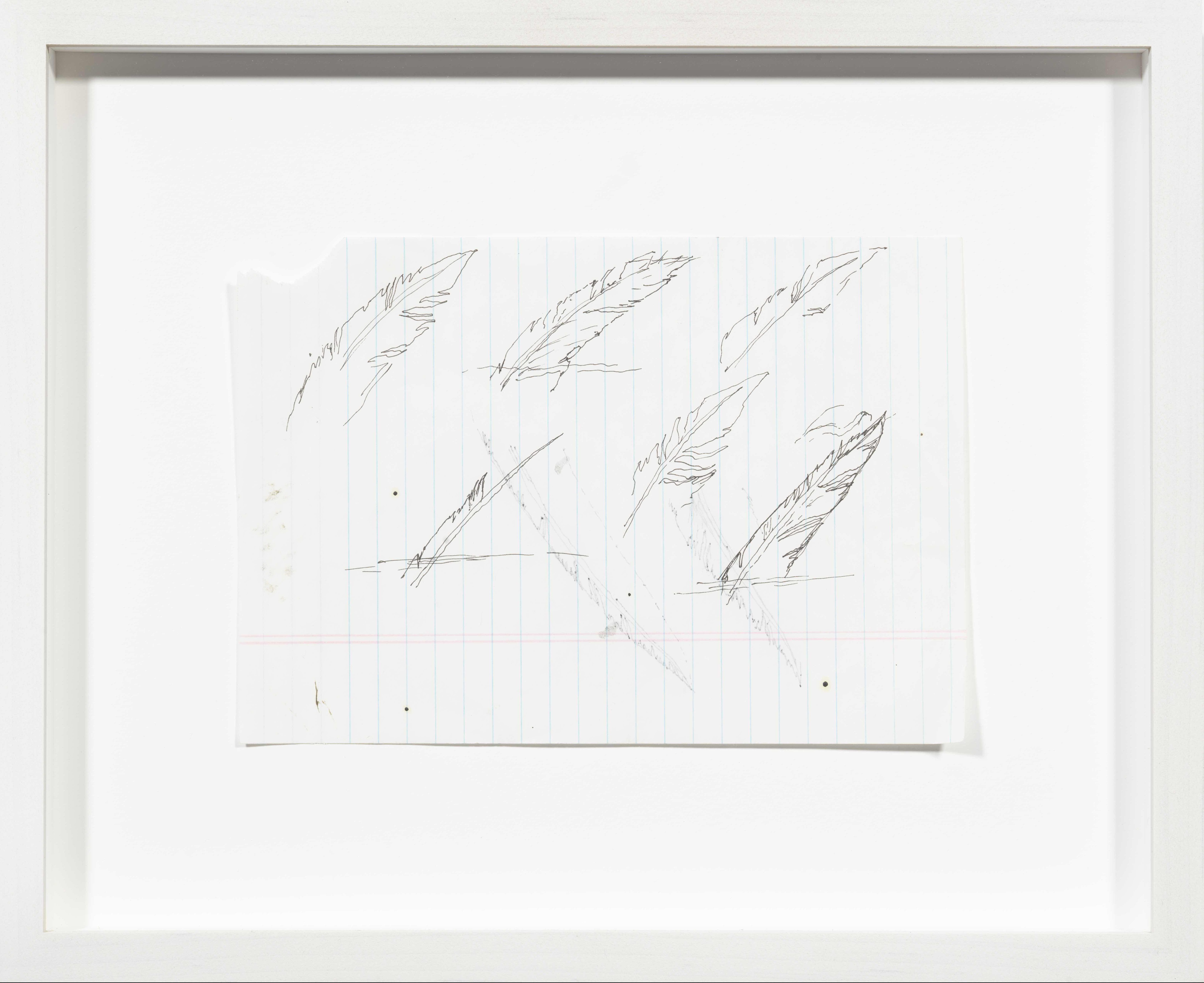 Untitled (Candle Sketch 2 - Feathers), 2004