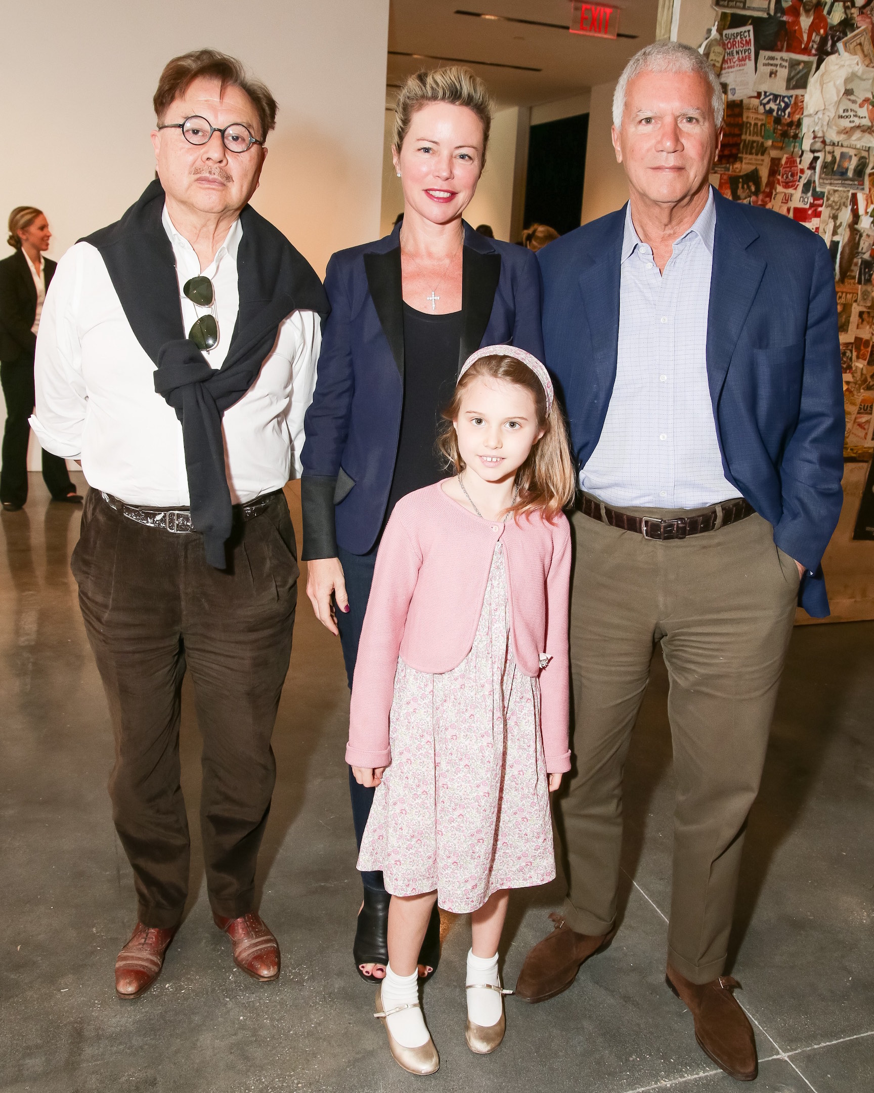 Michael Chow, Chrissie Erpf, Larry Gagosian