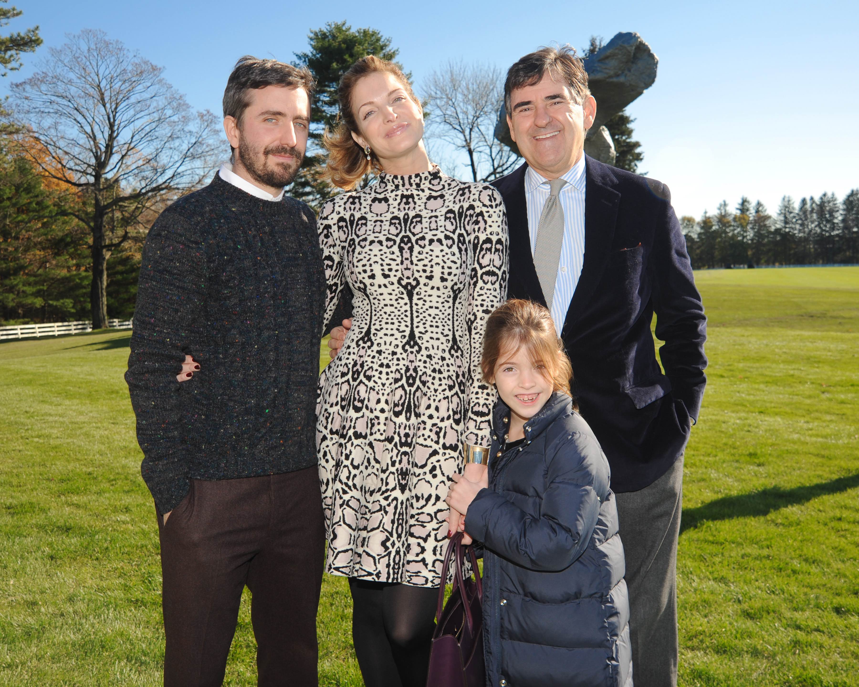 David Altmejd, Stephanie Seymour, Lily Brant, Peter Brant