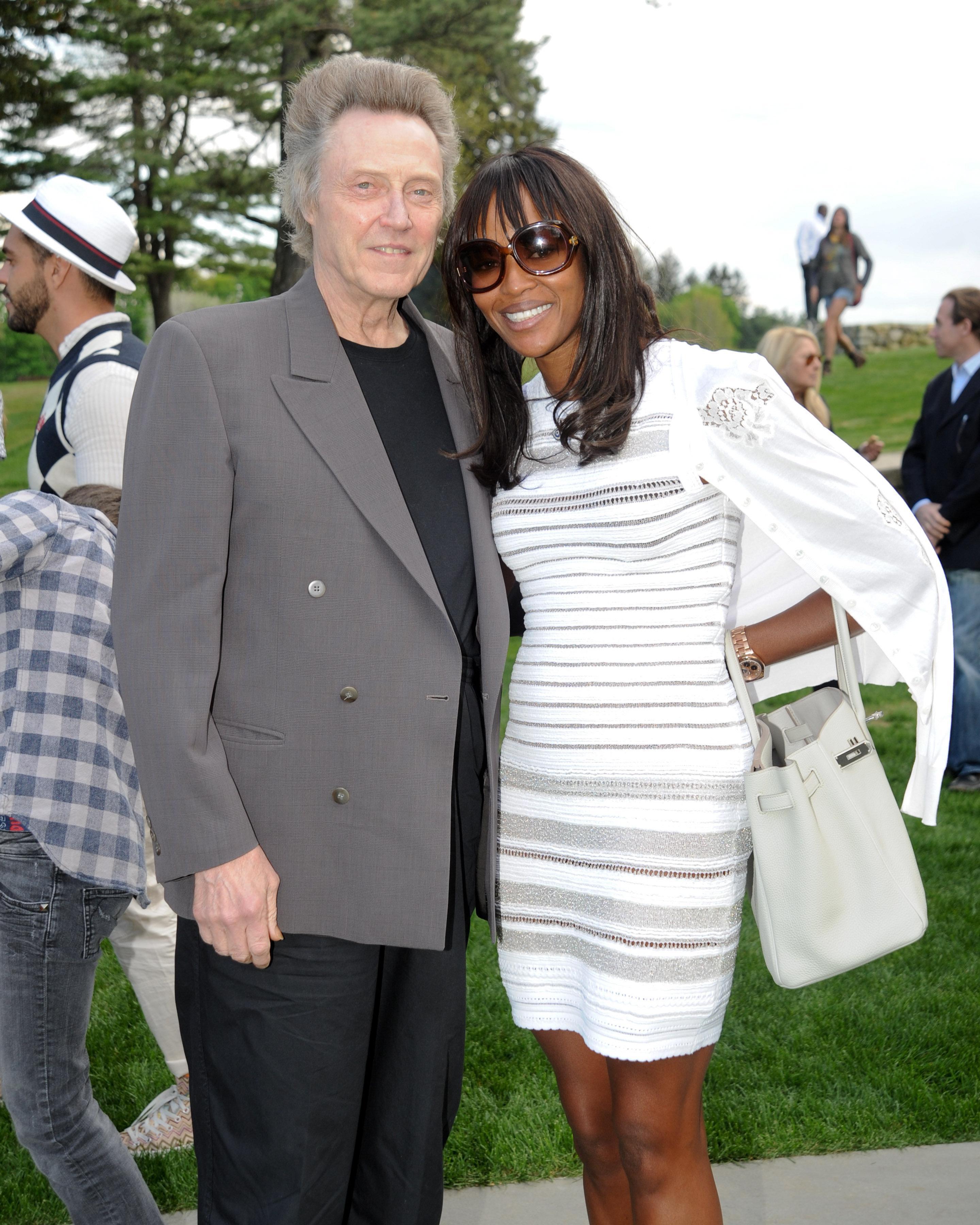 Christopher Walken, Naomi Campbell