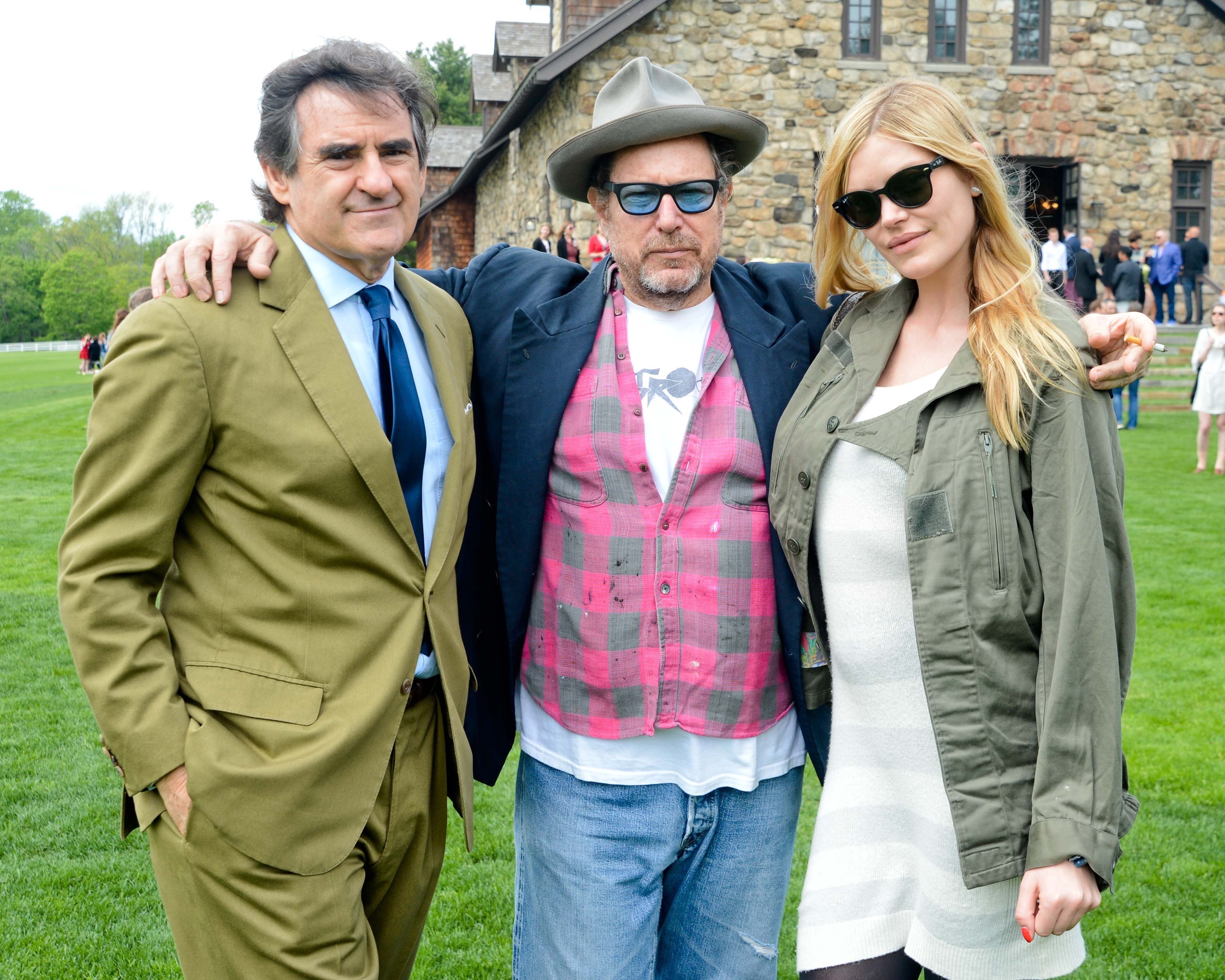 Peter Brant, Julian Schnabel, May Andersen