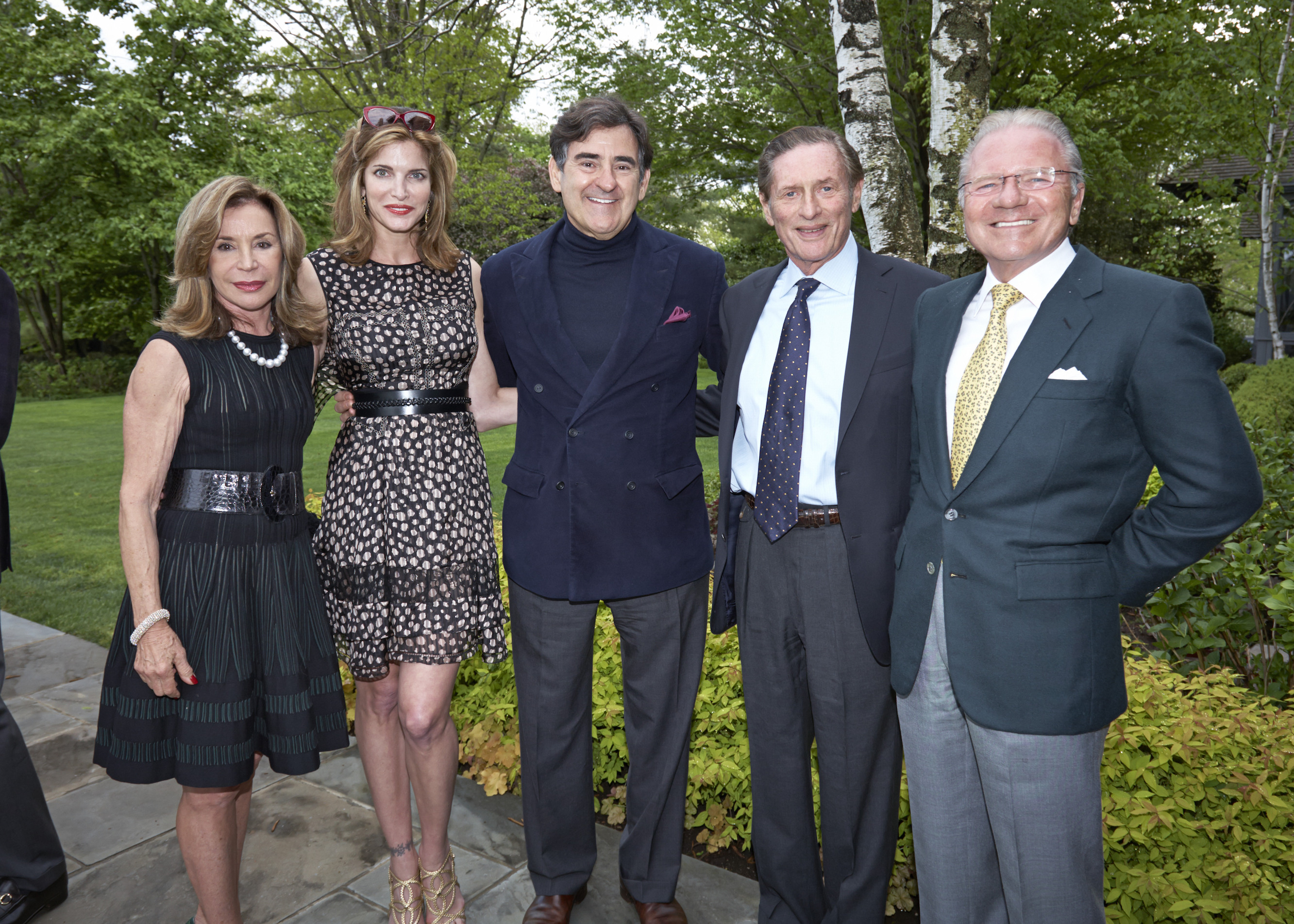 Irene Zelinsky, Stephanie Brant, Peter Brant, Carl Zelinsky and Thomas Peterffy