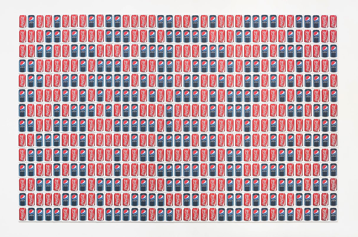 Coke/Pepsi (518 Cans), 2012/2016
