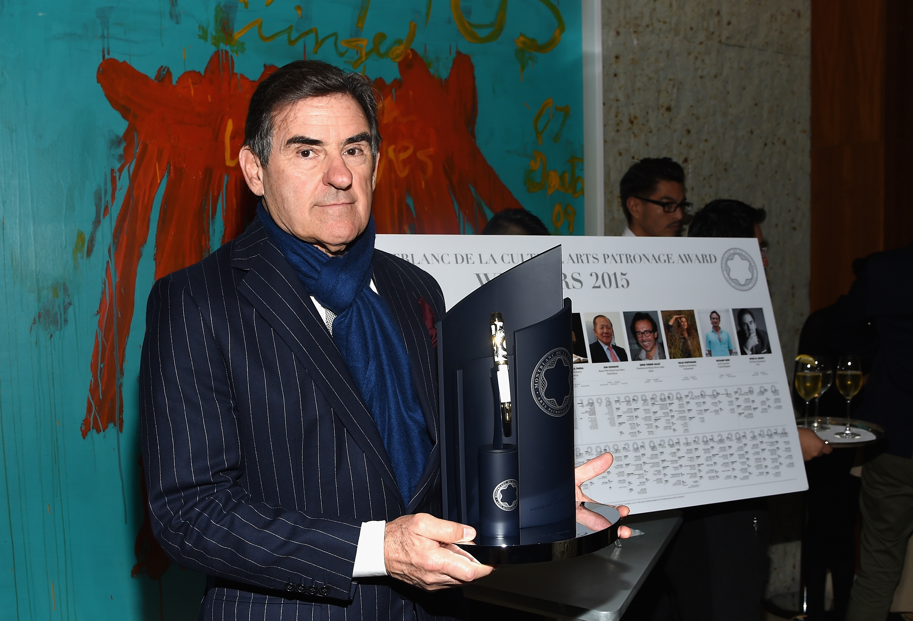 NEW YORK, NY - NOVEMBER 10:  Honoree Peter M. Brant attends The 24th Montblanc De La Culture Arts Patronage Award at Kappo Masa on November 10, 2015 in New York City.  