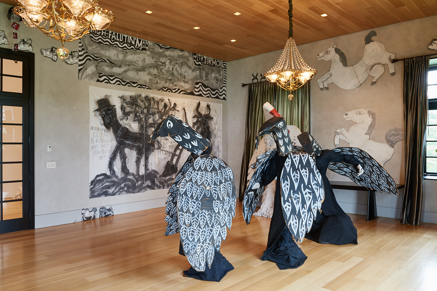 Installation view, Bread and Puppet Theater