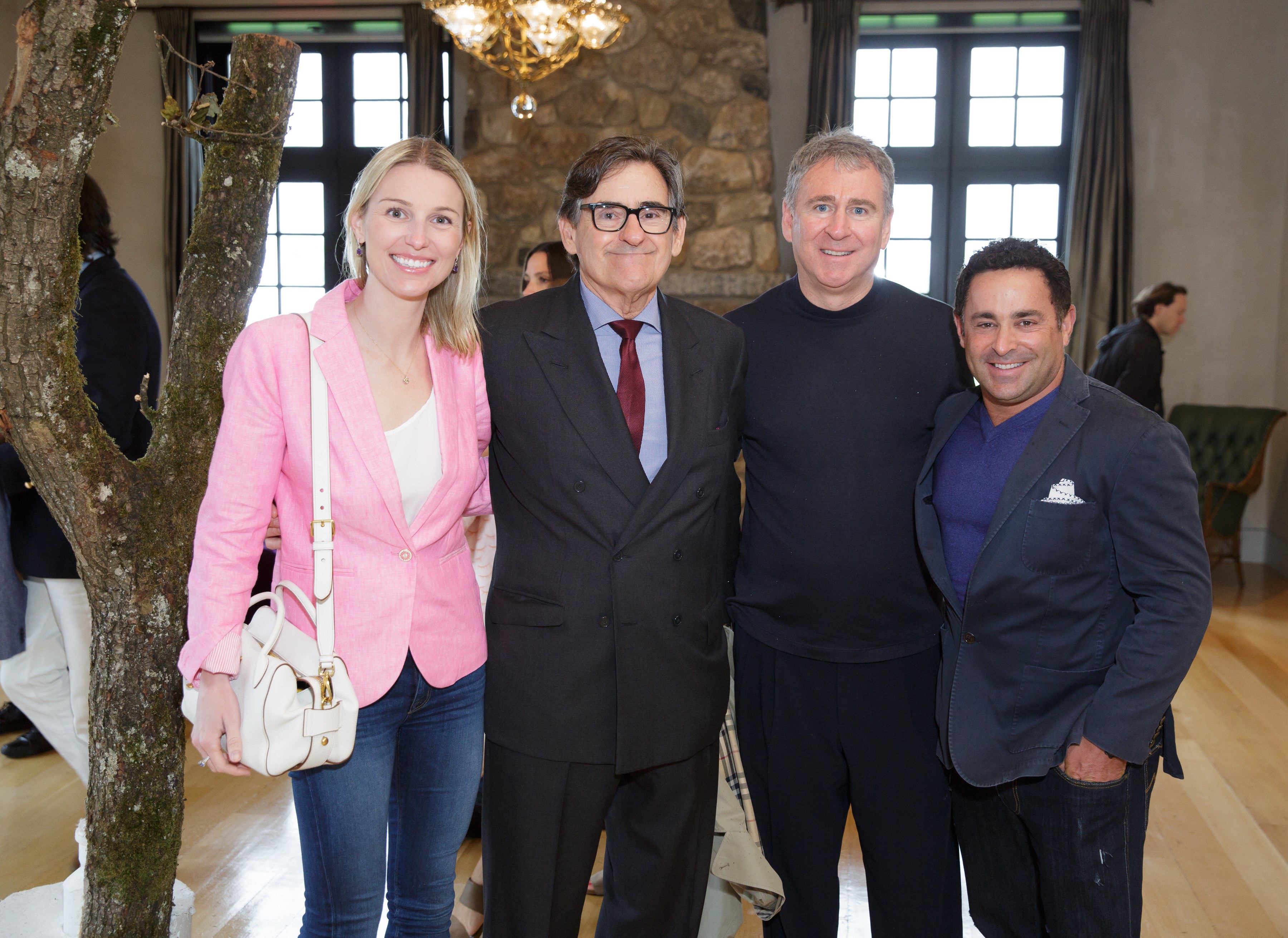 Melissa Bley, Ken Griffin, Ed Freedman, Peter Brant