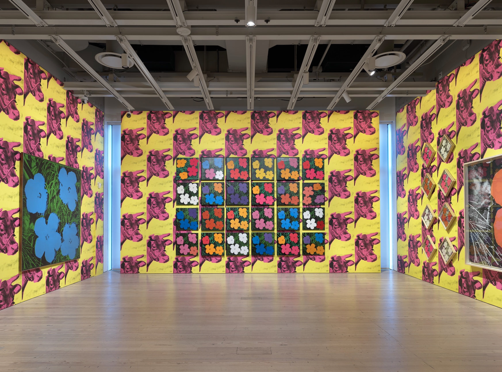 Installation view of Andy Warhol – From A to B and Back Again (Whitney Museum of American Art, New York, November 12, 2018-March 31, 2019). 