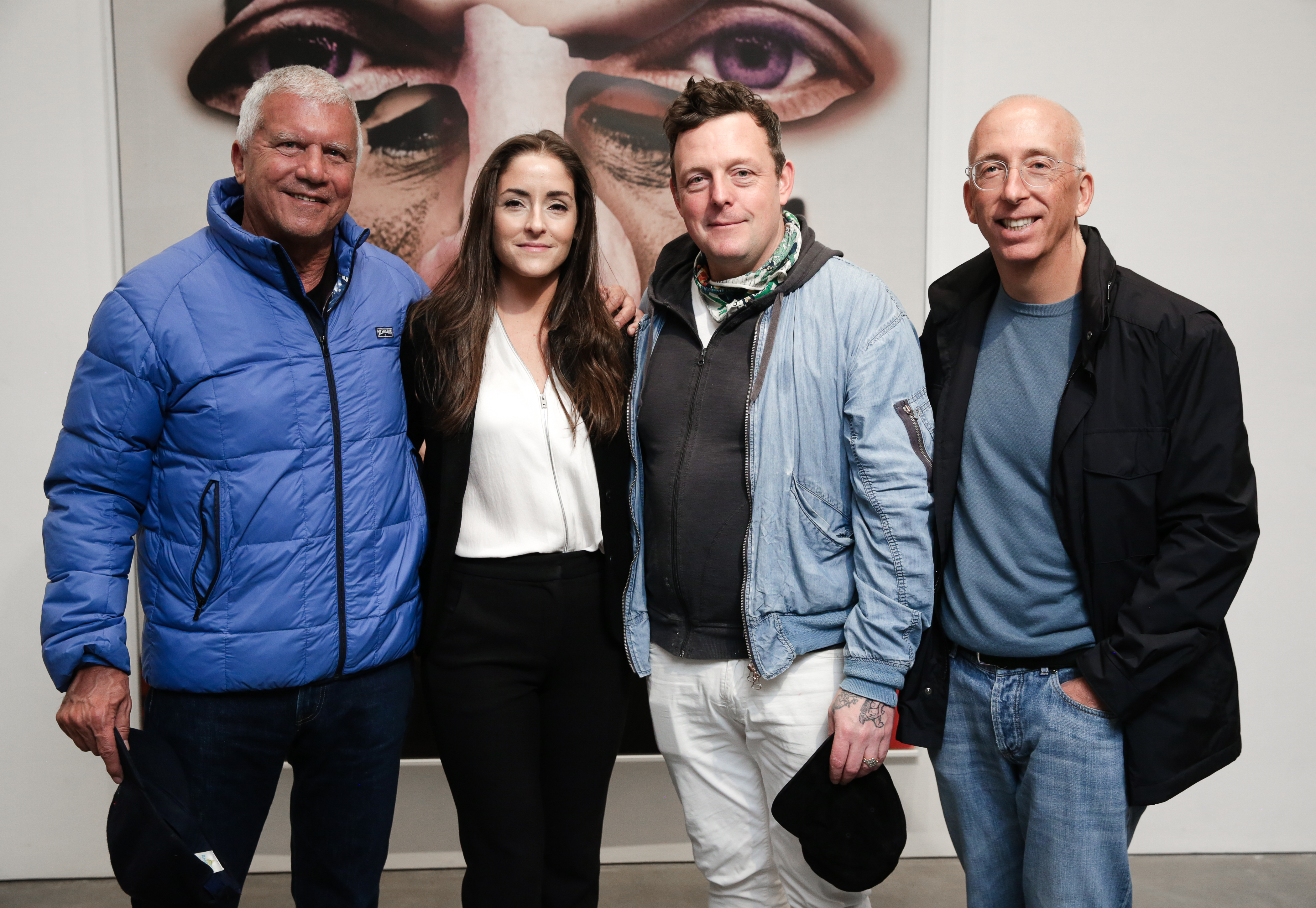 Larry Gagosian, Allison Brant, Urs Fischer, Bill Bell