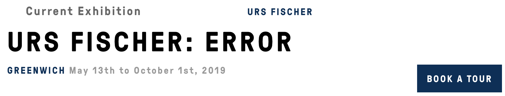 Summer 2019 at The Brant Foundation/Urs Fischer: Error