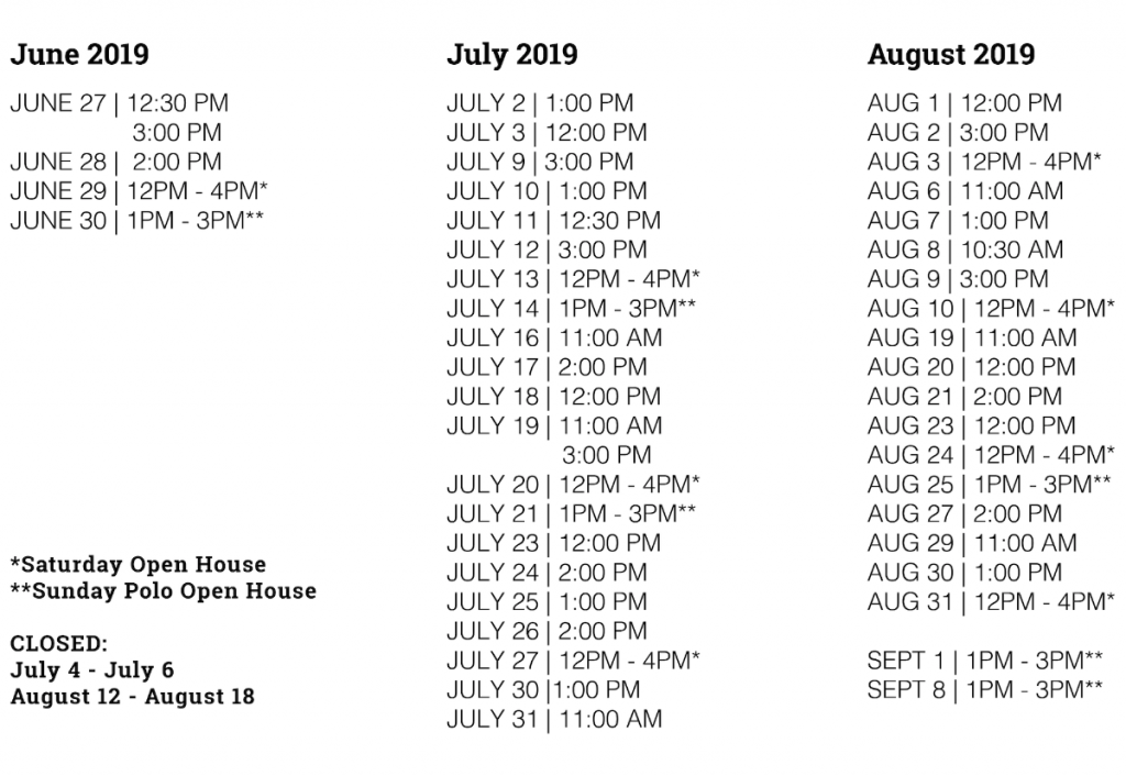 Brant Foundation Summer Hours of Operation