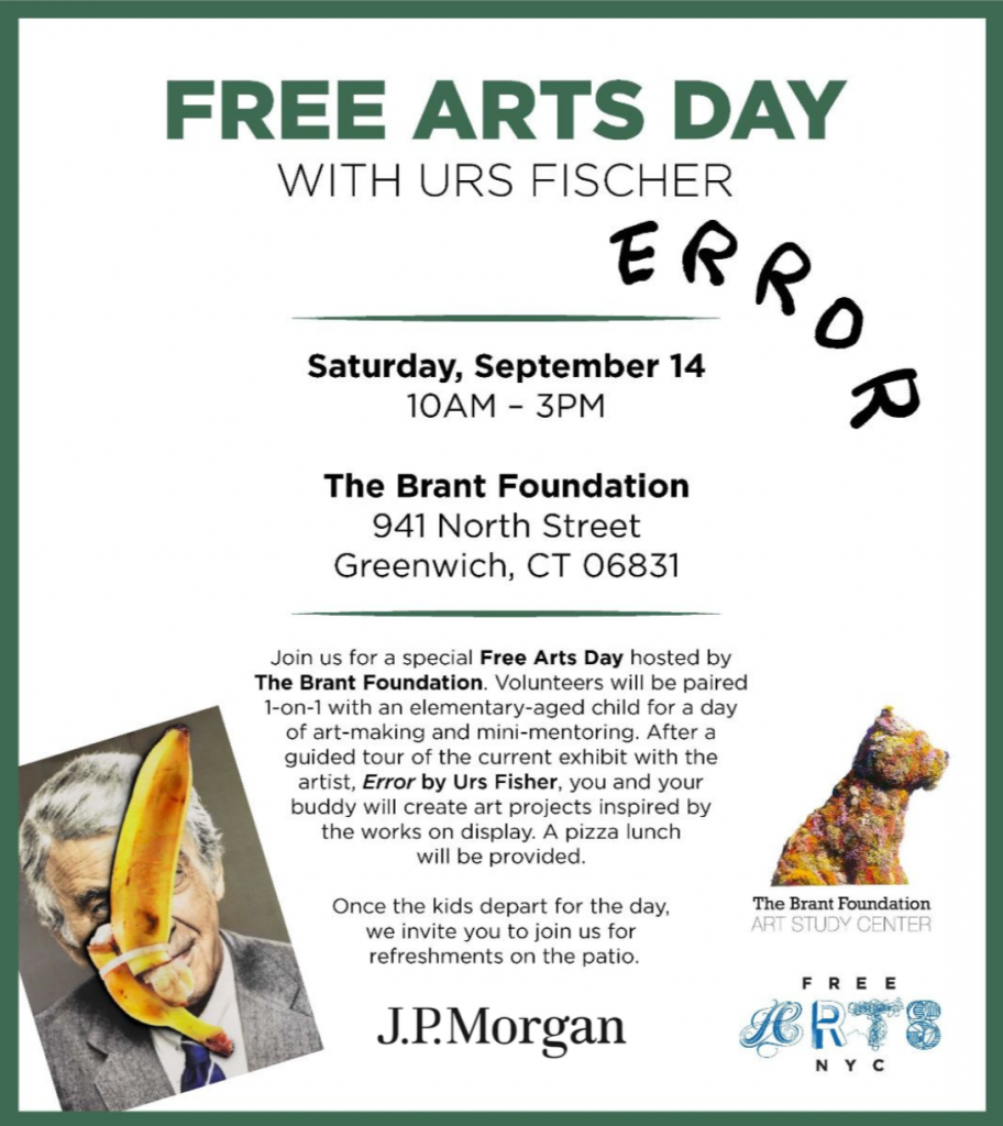 Free Arts Day with Urs Fischer