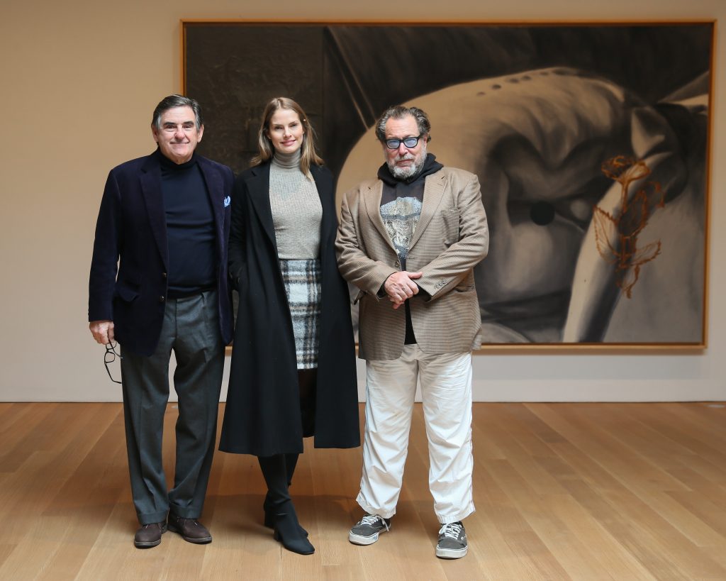 Peter Brant, Louise Kugelberg, Julian Schnabel