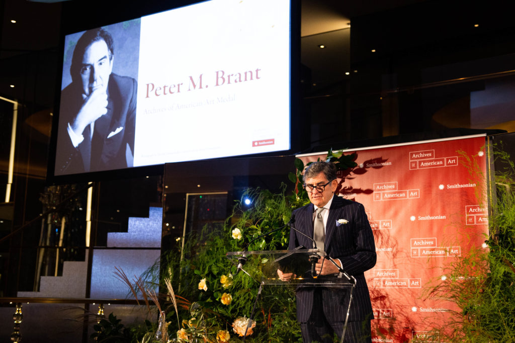 Peter M. Brant Awarded the Archives of American Art Medal
