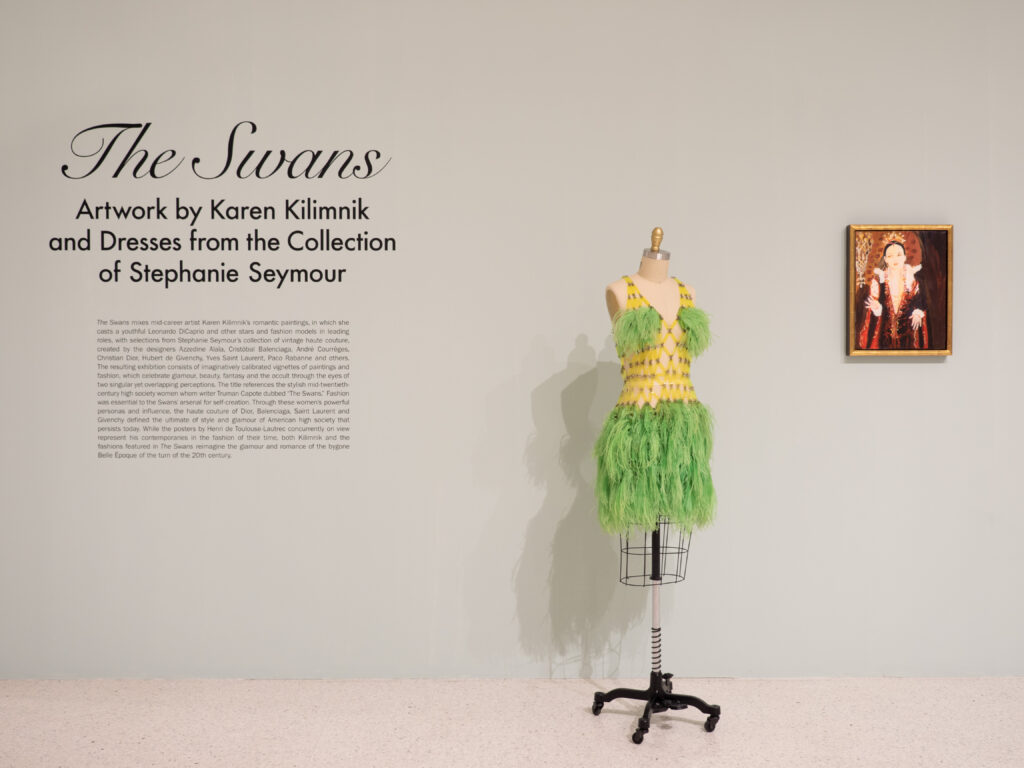 The Swans: Karen Kilimnik/Stephanie Seymour Paintings and Dresses