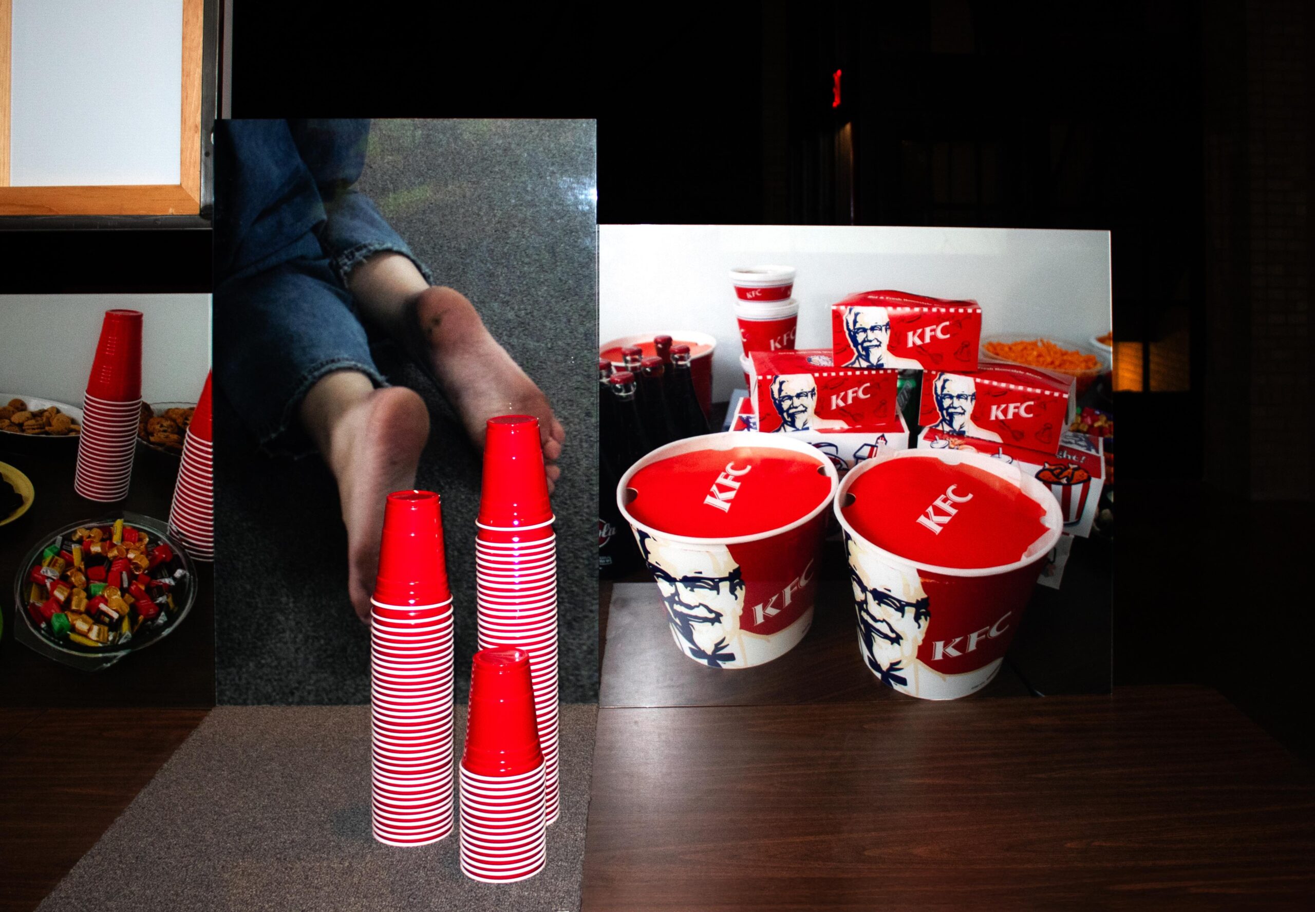 Singles' Mixer, Installation view