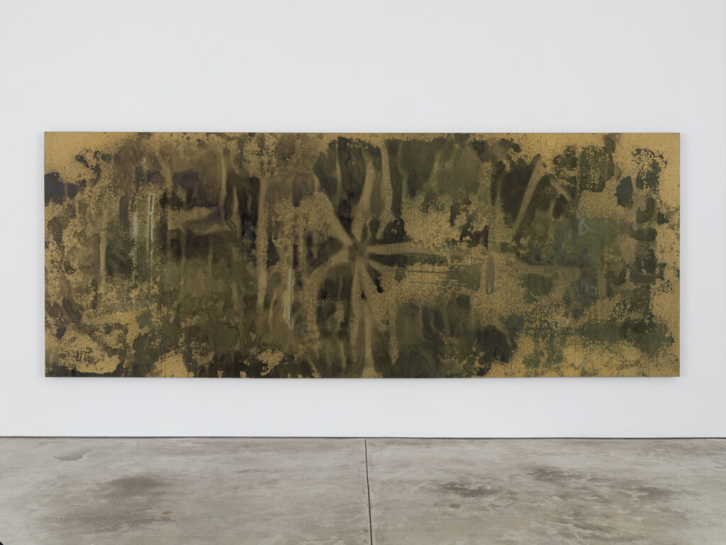 Installation view, Oxidation Painting,  1978